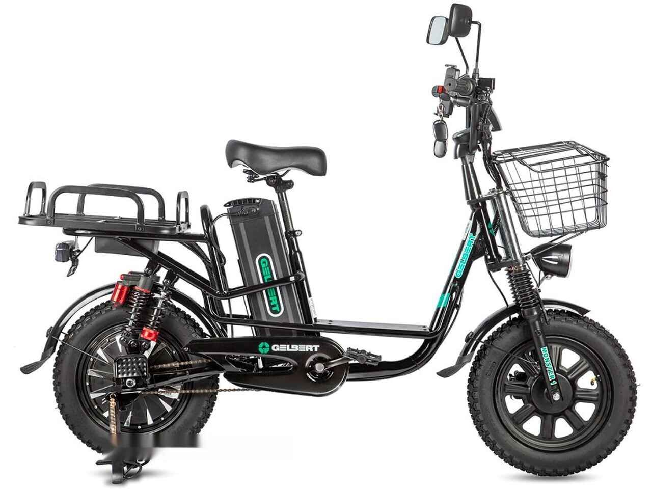 Электровелосипед Gelbert Khan Monster 1 (черный) Электровелосипед Gelbert Khan Monster 1 (черный)