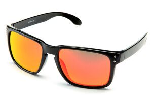 Очки 2K S-14009-E (5925 Черный глянец/Красный revo)