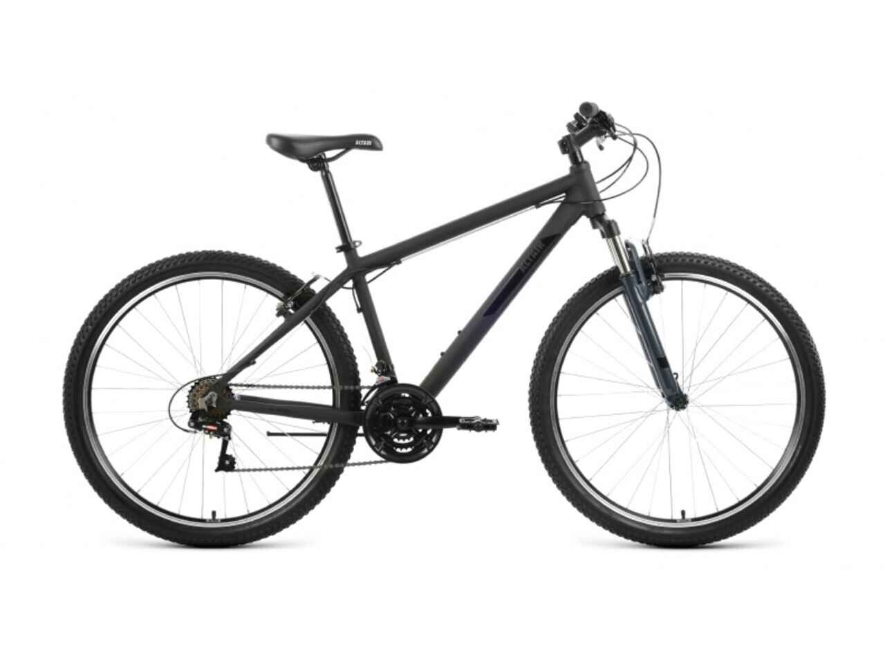 Велосипед ALTAIR AL 27.5 V (17, черный матовый/черный, 2022)