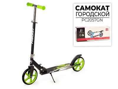 Двухколесный подростковый самокат Favorit PC2057GN