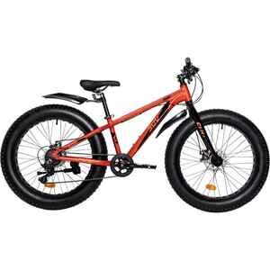 Велосипед Novatrack SUV FATBIKE D 24 (13, терракот, 2024) 24AHD.SUV.13RD4