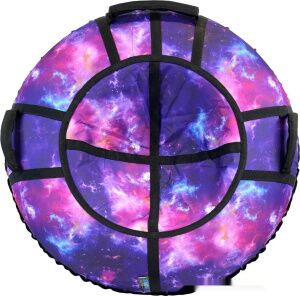 Тюбинг Hubster SnowDream Glamour S Галактика 100см во6681-3 (фиолетовый) Тюбинг Hubster SnowDream Glamour S Галактика 100см во6681-3 (фиолетовый)