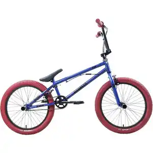Велосипед Stark Madness BMX 2 2025 (фиолетовый/матовый черный/бургунди)
