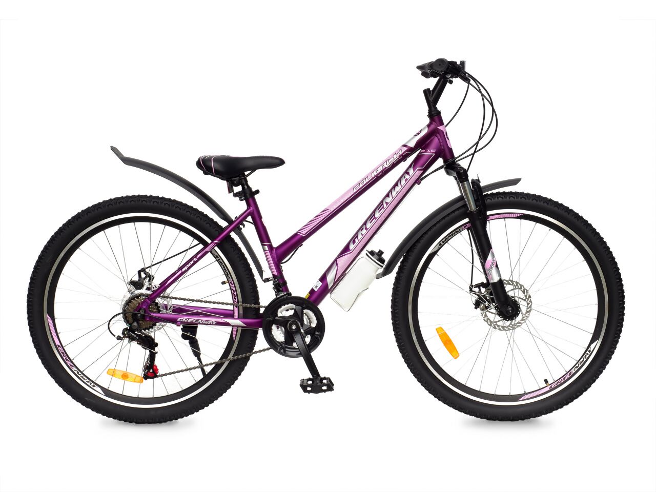 Велосипед Greenway Colibri-H 27.5 (17, фиолетовый/розовый, 2021)