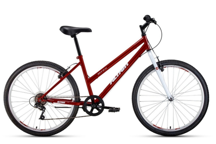 Велосипед ALTAIR MTB HT 26 Low р.15 2021 (красный/белый)