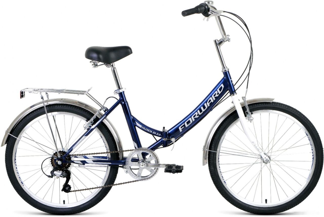 Велосипед Forward Valencia 24 2.0 (16, синий, 2022)