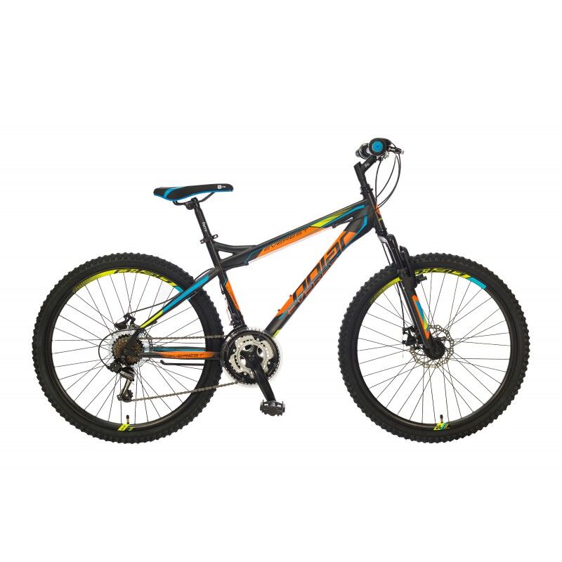 Велосипед Polar Everest FS Disk (черный/оранжевый)