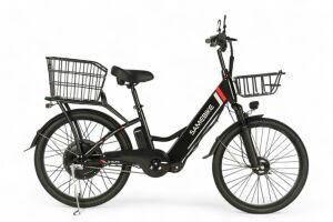 Электровелосипед SameBike Е-Alfa New SB-E-ALFA350-36/10 (черный) Электровелосипед SameBike Е-Alfa New SB-E-ALFA350-36/10 (черный)