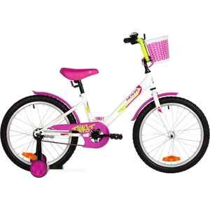 Детский велосипед Novatrack Twist 20 201TWIST.WT5 (белый)