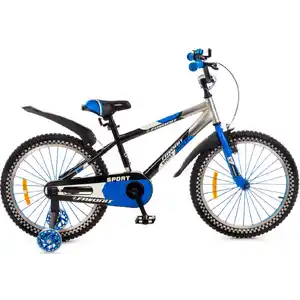 Детский велосипед Favorit Sport 20 (черный/синий) SPT-20BL2