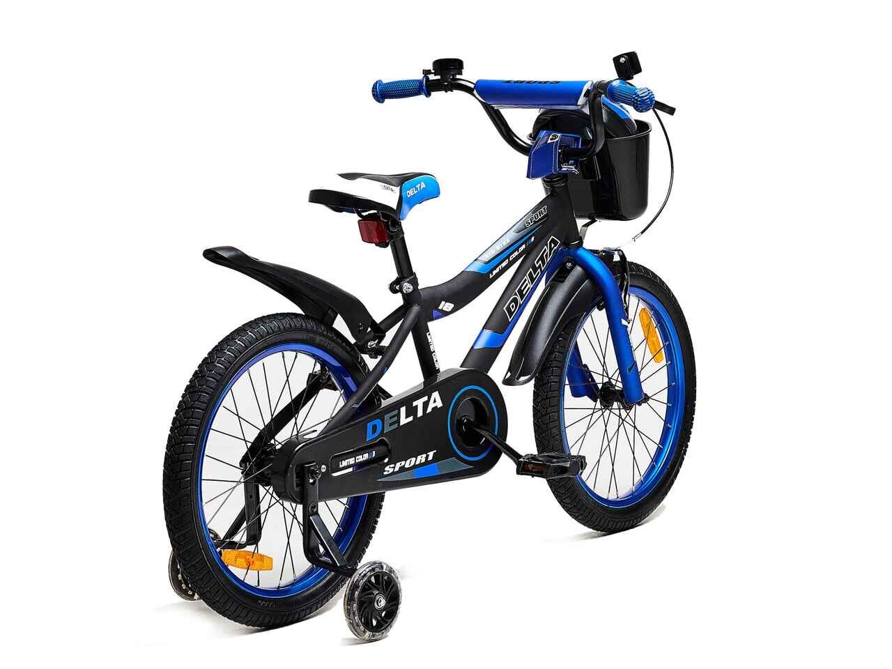 Детский велосипед DELTA Sport 20 (черный/синий, 2020)