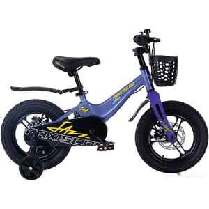 Детский велосипед Maxiscoo Jazz Pro 14 2024 (синий карбон) Детский велосипед Maxiscoo Jazz Pro 14 2024 (синий карбон)