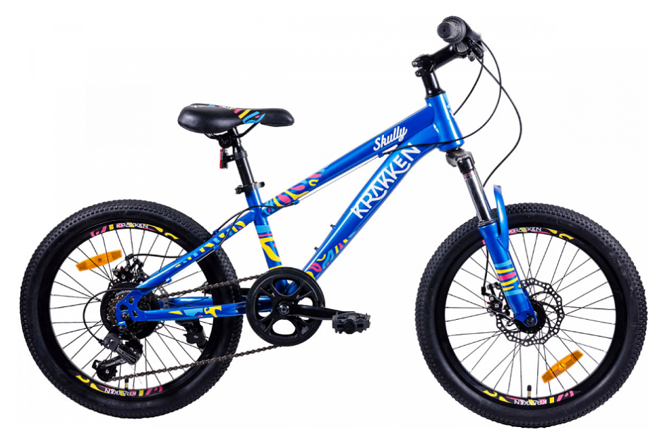 Детский велосипед Krakken Skully 20 (синий, 2022)