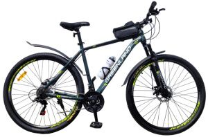 Велосипед GreenLand GENESIS 29 (21, черный/зеленый) Велосипед GreenLand GENESIS 29 (21, черный/зеленый)