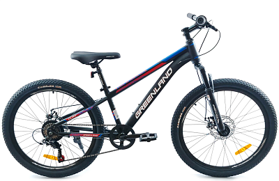 Детский велосипед GreenLand CLIF 20 (черный/красный)