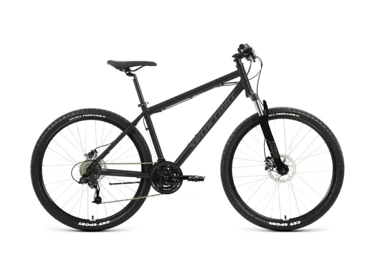 Велосипед Forward Sporting 27.5 3.2 HD (19, черный, 2023)