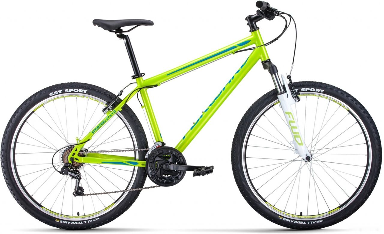 Велосипед Forward Sporting 27.5 1.0 р.19 2021 (зеленый)