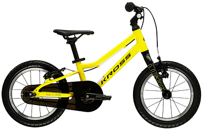 Детский велосипед Kross Liftie U 14 (желтый/черный) KRLFXX14X07U009303