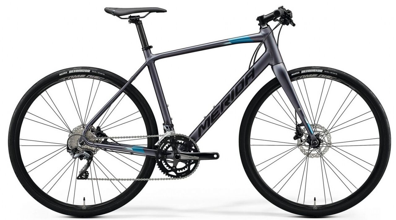 Велосипед Merida Speeder 500 (2020) S (Антрацит/Черный/Синий)