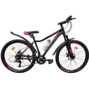 Велосипед GreenLand Sunset 26 (14, черный/розовый)