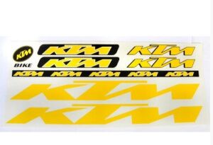 Комплект наклеек No name КТМ (4265 Yellow) Комплект наклеек No name КТМ (4265 Yellow)