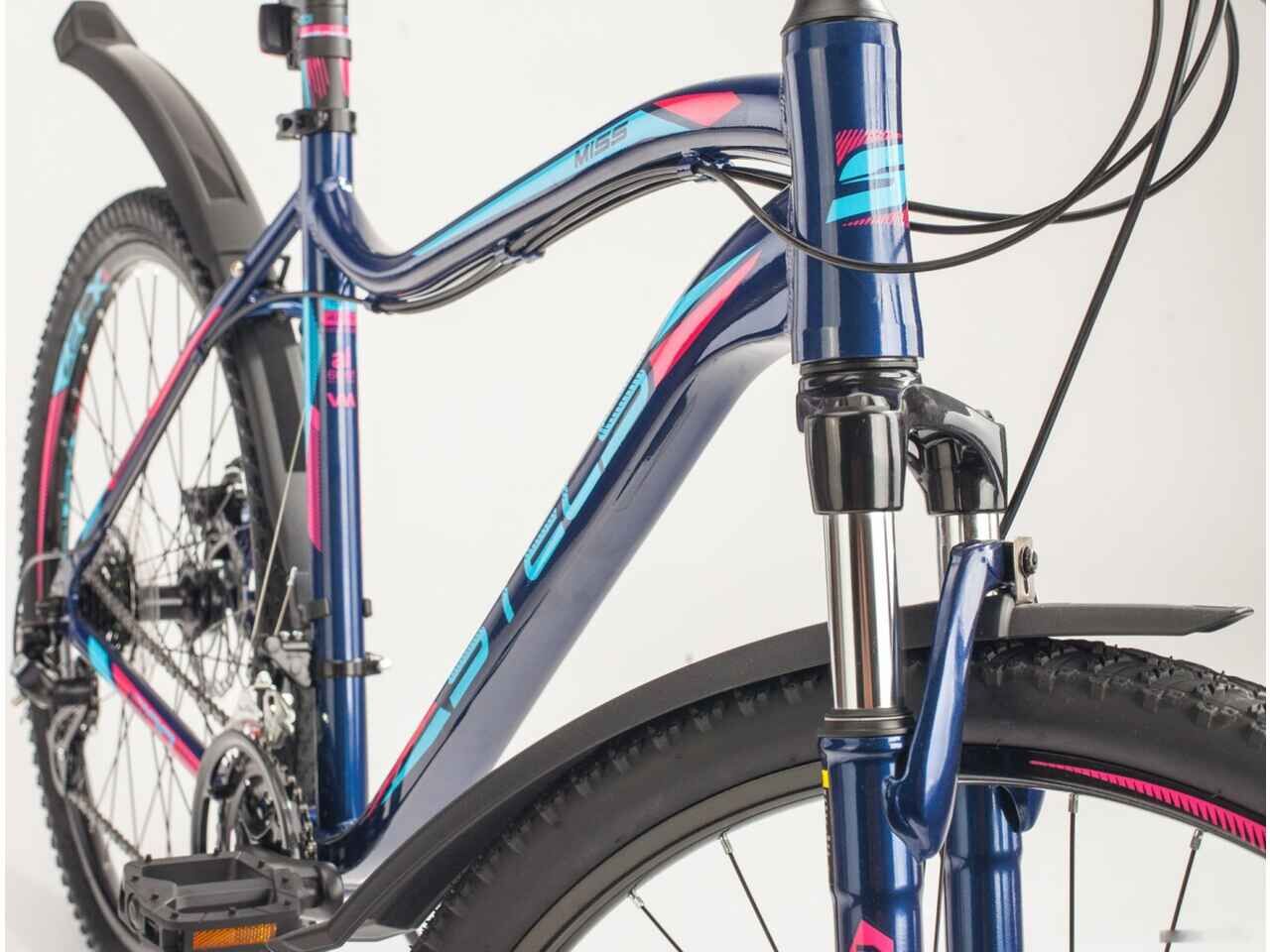 Велосипед Stels Miss 6100 MD 26 V030 (19, синий, 2022)