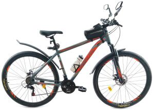 Велосипед GreenLand Mercury PRO 29 (19, серый/оранжевый) Велосипед GreenLand Mercury PRO 29 (19, серый/оранжевый)