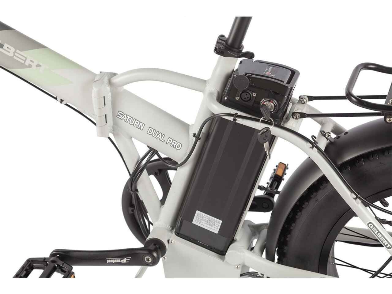 Электровелосипед Gelbert Saturn Dual PRO (серый) Электровелосипед Gelbert Saturn Dual PRO (серый)