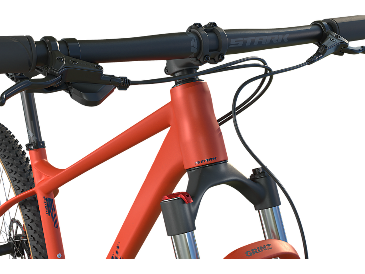 Велосипед Stark Hunter 29.2 HD (21, оранжевый матовый/грозовой) Велосипед Stark Hunter 29.2 HD (21, оранжевый матовый/грозовой)