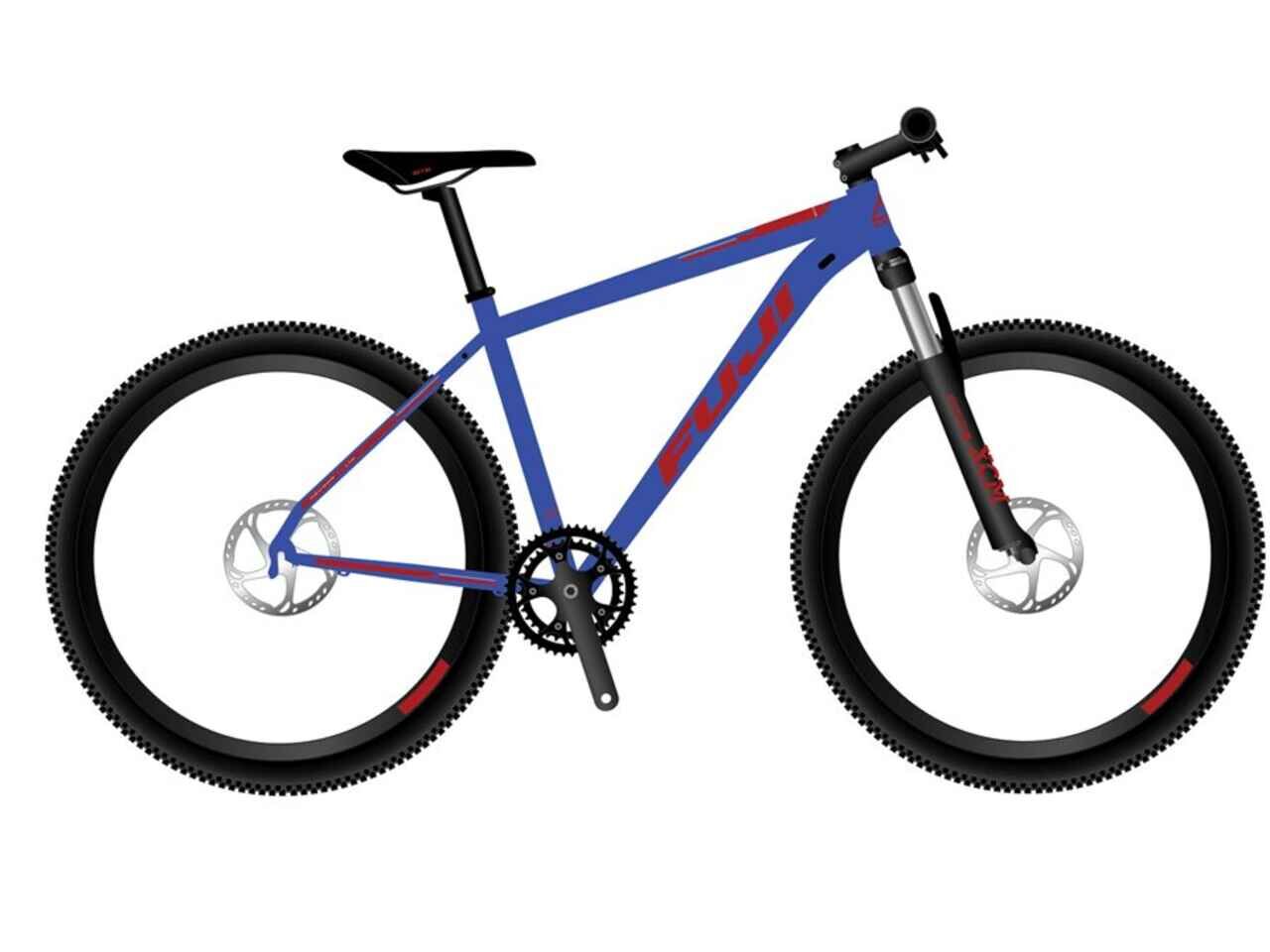Велосипед Fuji Nevada MTB 29 4.0 LTD (21, голубой металлический, 2021)