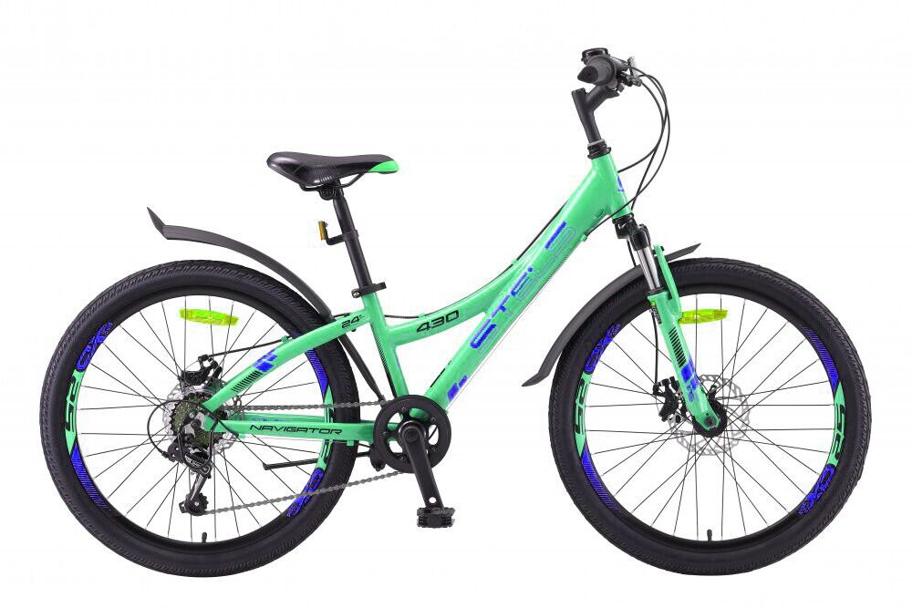 Велосипед Stels Navigator 430 MD 24 V010 (11.5, зеленый, 2022)