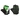 Перчатки-митенки Jaffson SCG 46-0210 XL (5017 Black/White/Green) - главное фото preview