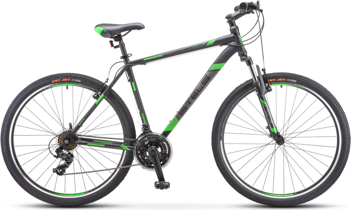 Велосипед Stels Navigator 900 MD 29 F010 (19, черный/зеленый, 2020)