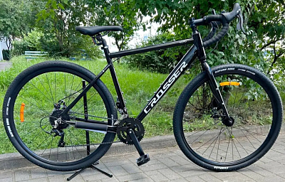 Велосипед Crosser Nord 700C 550мм 2026 (черный)