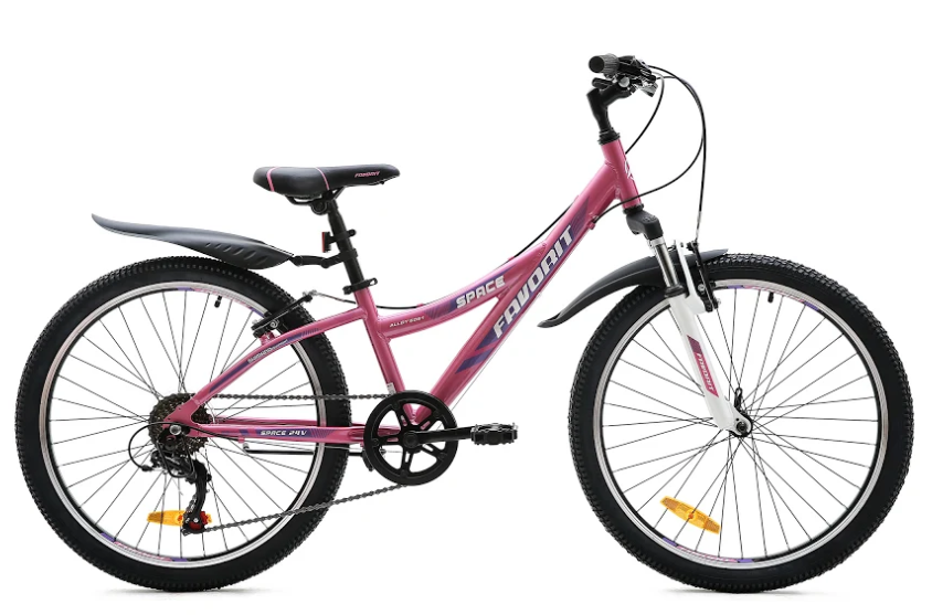 Велосипед Favorit Space 24 V (11, розовый, 2020)