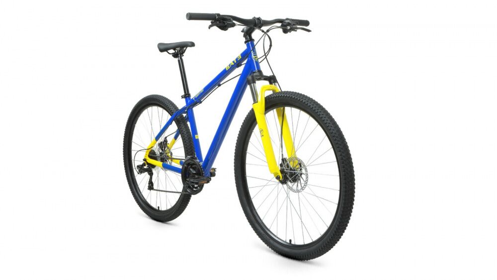 Велосипед Forward Sporting 29 2.1 Disc БАТЭ Edition (17, синий/желтый, 2021)