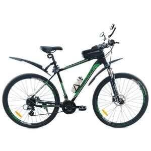 Велосипед GreenLand REACTIVE 29 3.0 (21, черный/зеленый, 2024)