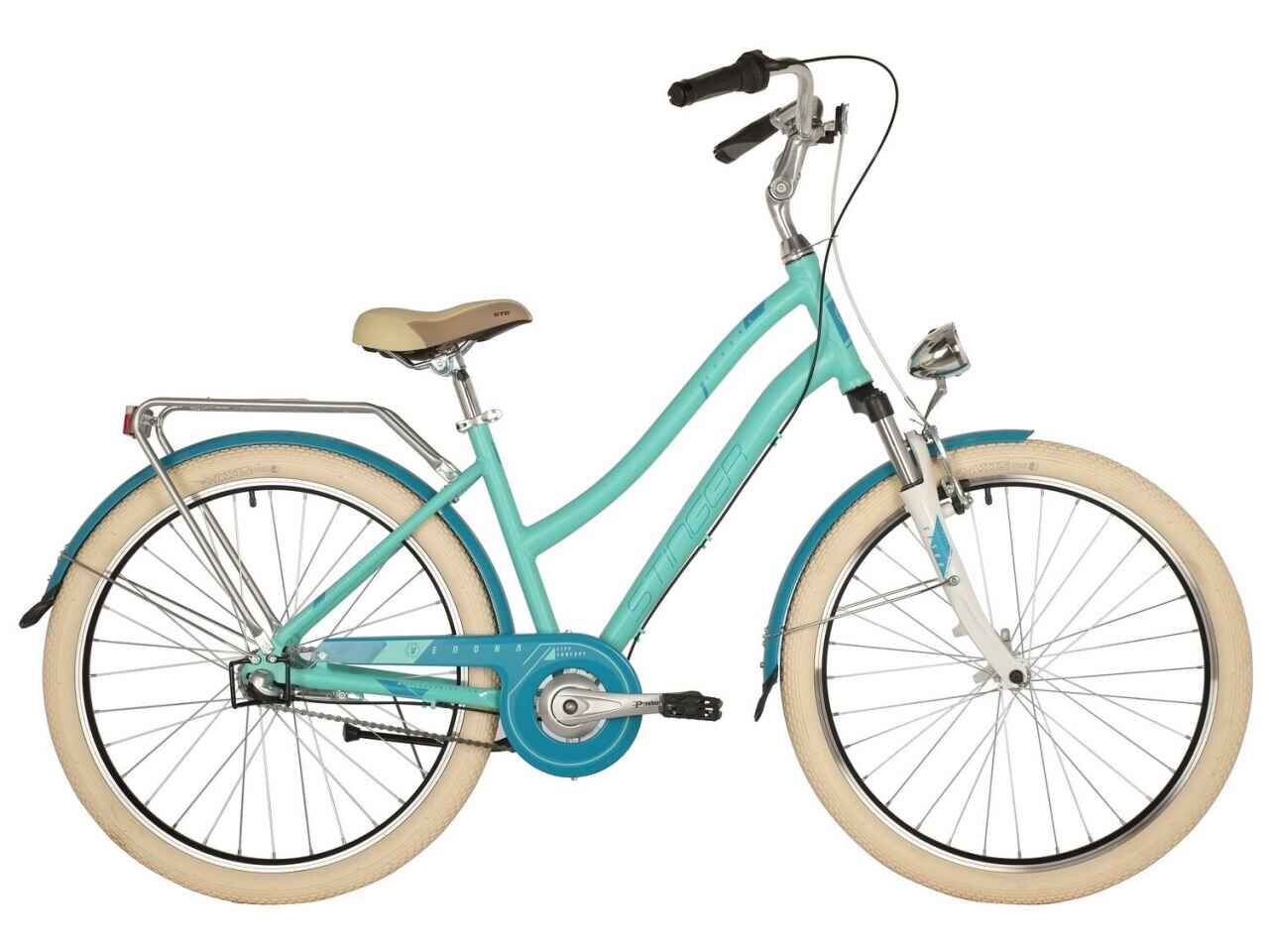 Велосипед Stinger Verona 26 (17, зеленый, 2021)