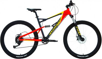 Велосипед Forward Flare 27.5 2.0 disc (18, серый/красный, 2021)