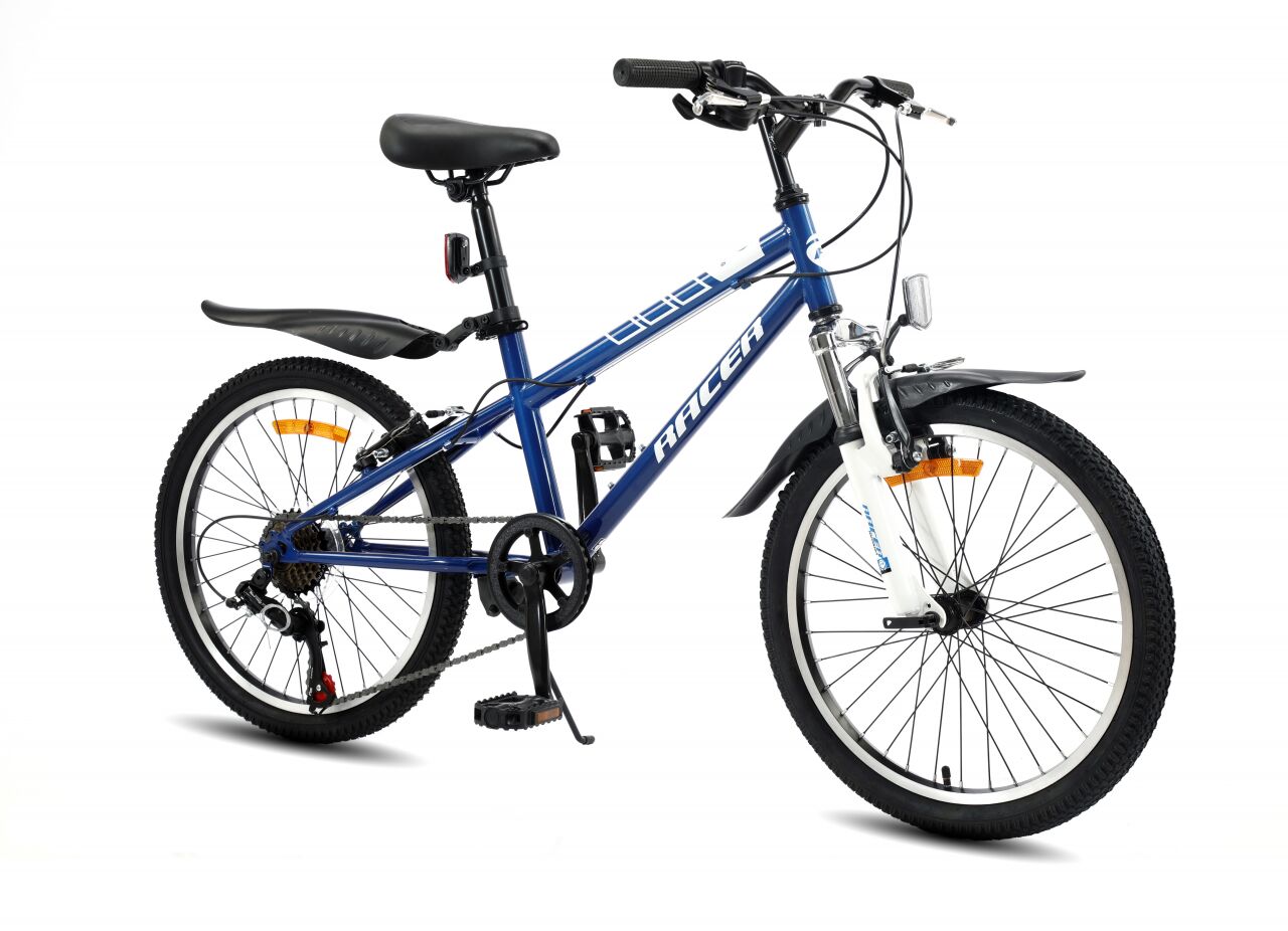 Велосипед Racer Turbo 1.0 (12, синий/белый, 2021)