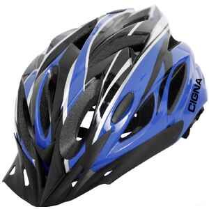 Cпортивный шлем Cigna WT-012 (L, чёрный/синий)