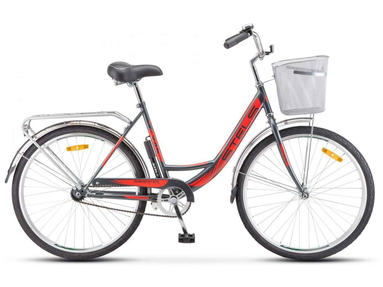 Велосипед Stels Navigator 245 26 Z010 (серый/красный)