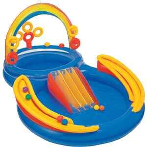 Бассейн INTEX Rainbow Ring Play Center 297x193x135 57453