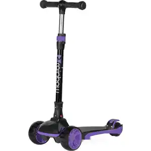 Трехколесный самокат Novatrack Rainbow 120 120BB.RAINBOW.BVT25 (черный/фиолетовый)