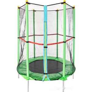 Батут Sundays Acrobat-D140 (зеленый, с сеткой)