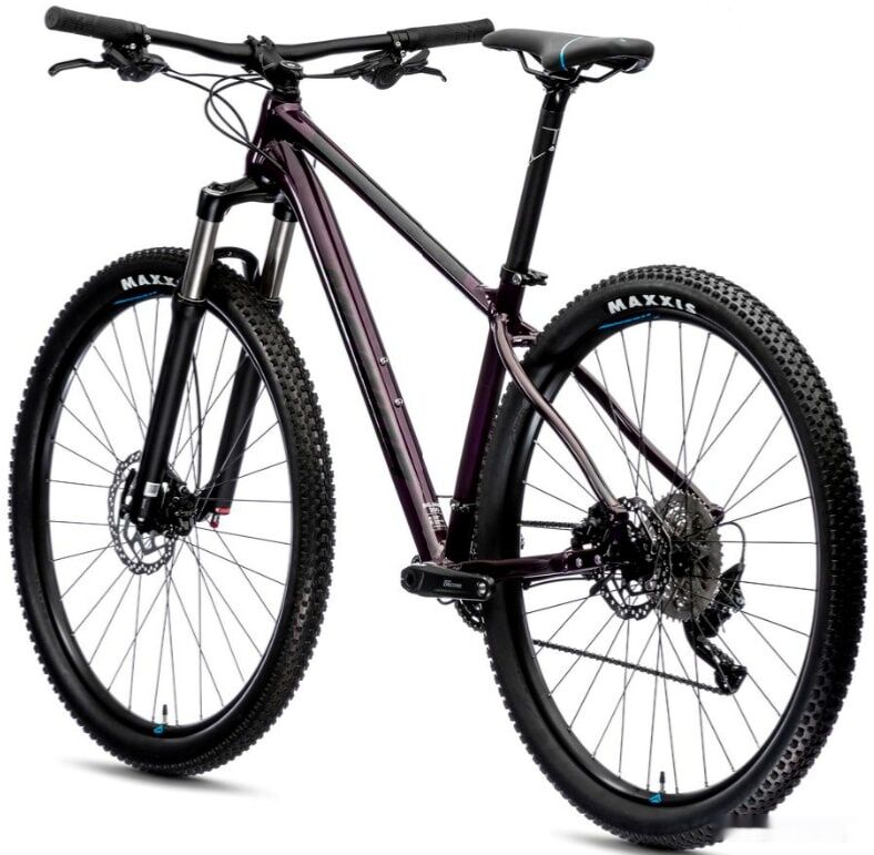 Велосипед Merida Big.Nine 300 S 2021 (темно-фиолетовый/черный)
