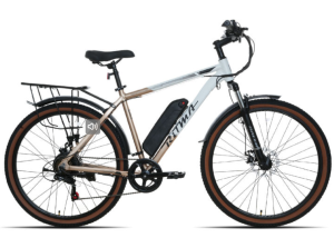 Электровелосипед Ritma MORGAN309 27.5 (белый бежевый матовый, 2025)