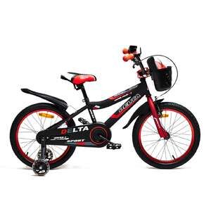 Детский велосипед DELTA Sport 18 (черный/красный)