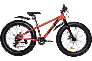 Велосипед Novatrack SUV FATBIKE D 24 (13, терракот, 2024) 24AHD.SUV.13RD4