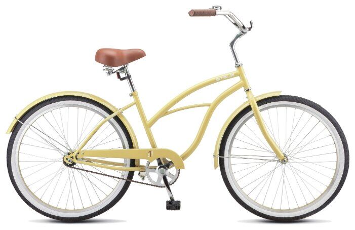 Велосипед Stels Navigator 110 Lady 26 1-sp V010 (желтый песок, 2019)